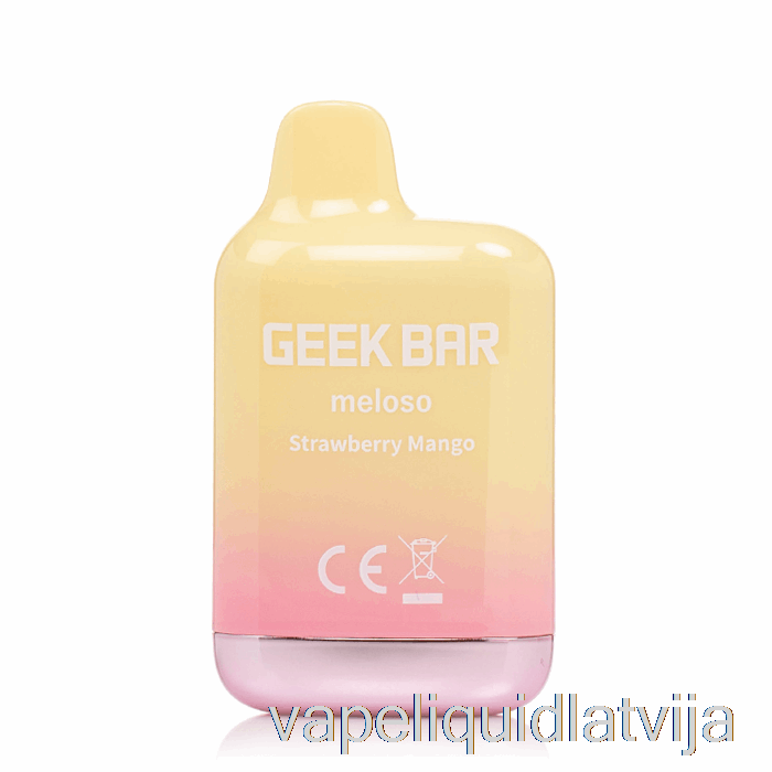 Geek Bar Meloso Mini 1500 Vienreizējās Lietošanas Zemeņu Mango Vape šķidrums